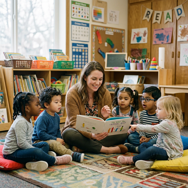 Children learning at Noah's Ark Nursery